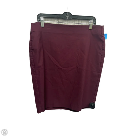 Skirt Midi By Elle In Purple, Size: 12