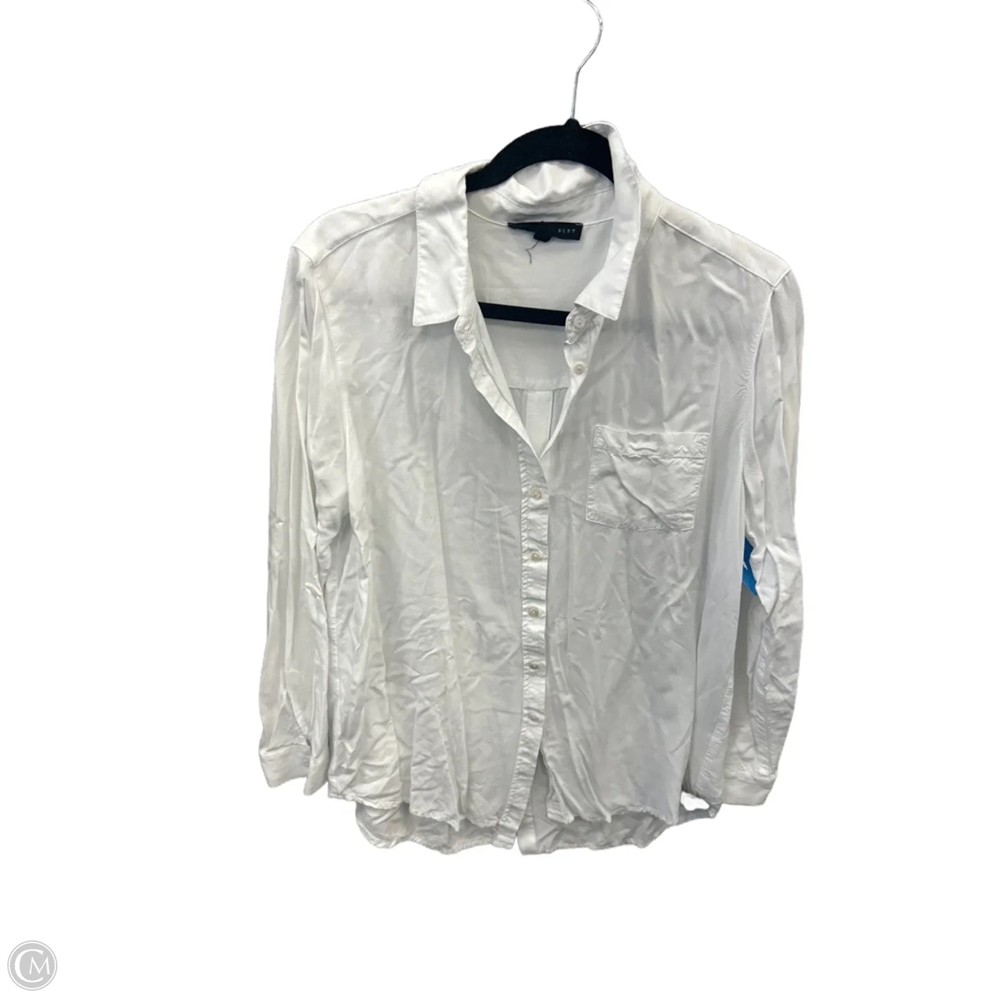 Top Long Sleeve By Jane And Delancey In White, Size: L