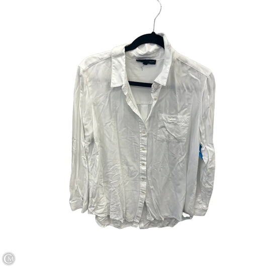 Top Long Sleeve By Jane And Delancey In White, Size: L