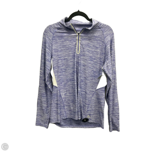 Athletic Top Long Sleeve Collar By Rbx In Purple, Size: Xl