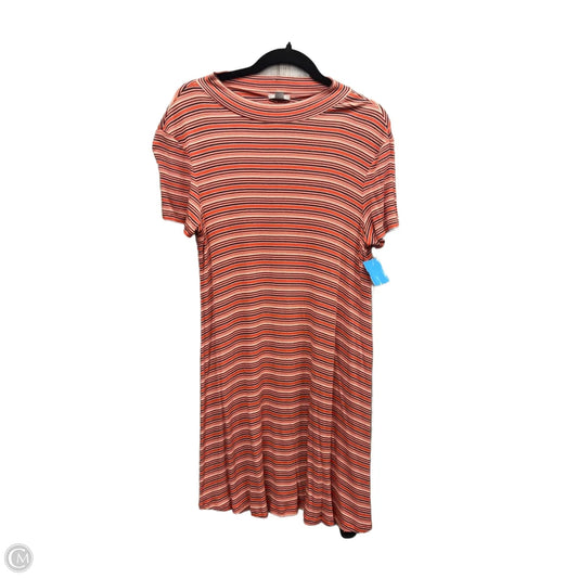 Dress Casual Midi By Falls Creek In Orange, Size: L