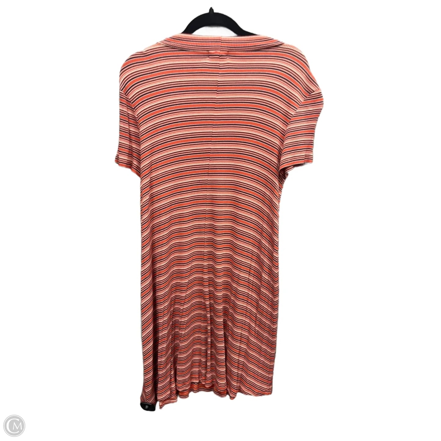 Dress Casual Midi By Falls Creek In Orange, Size: L