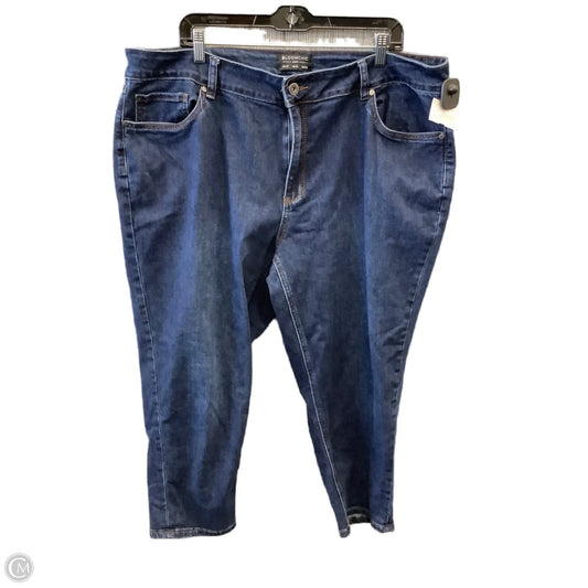 Jeans Skinny By Clothes Mentor In Blue Denim, Size: 22