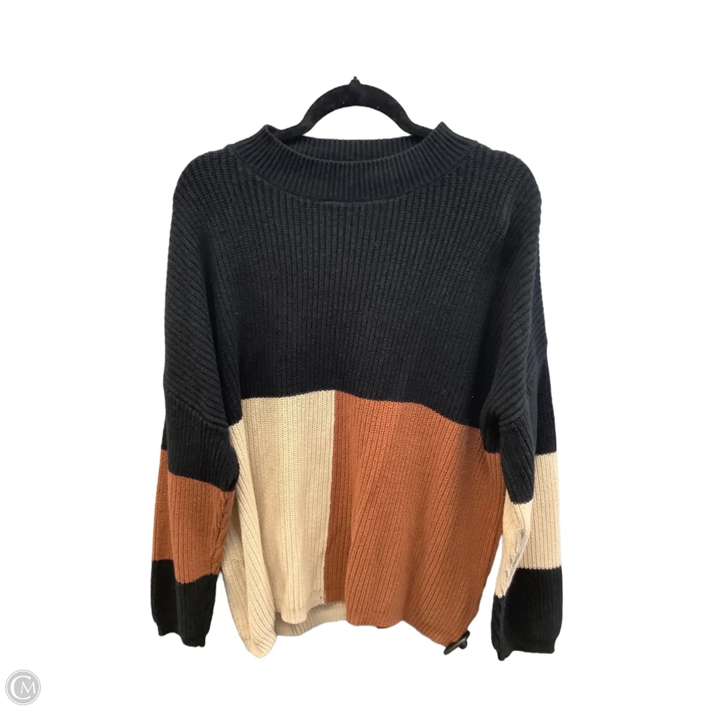 Sweater By Andree By Unit In Black, Size: 1x
