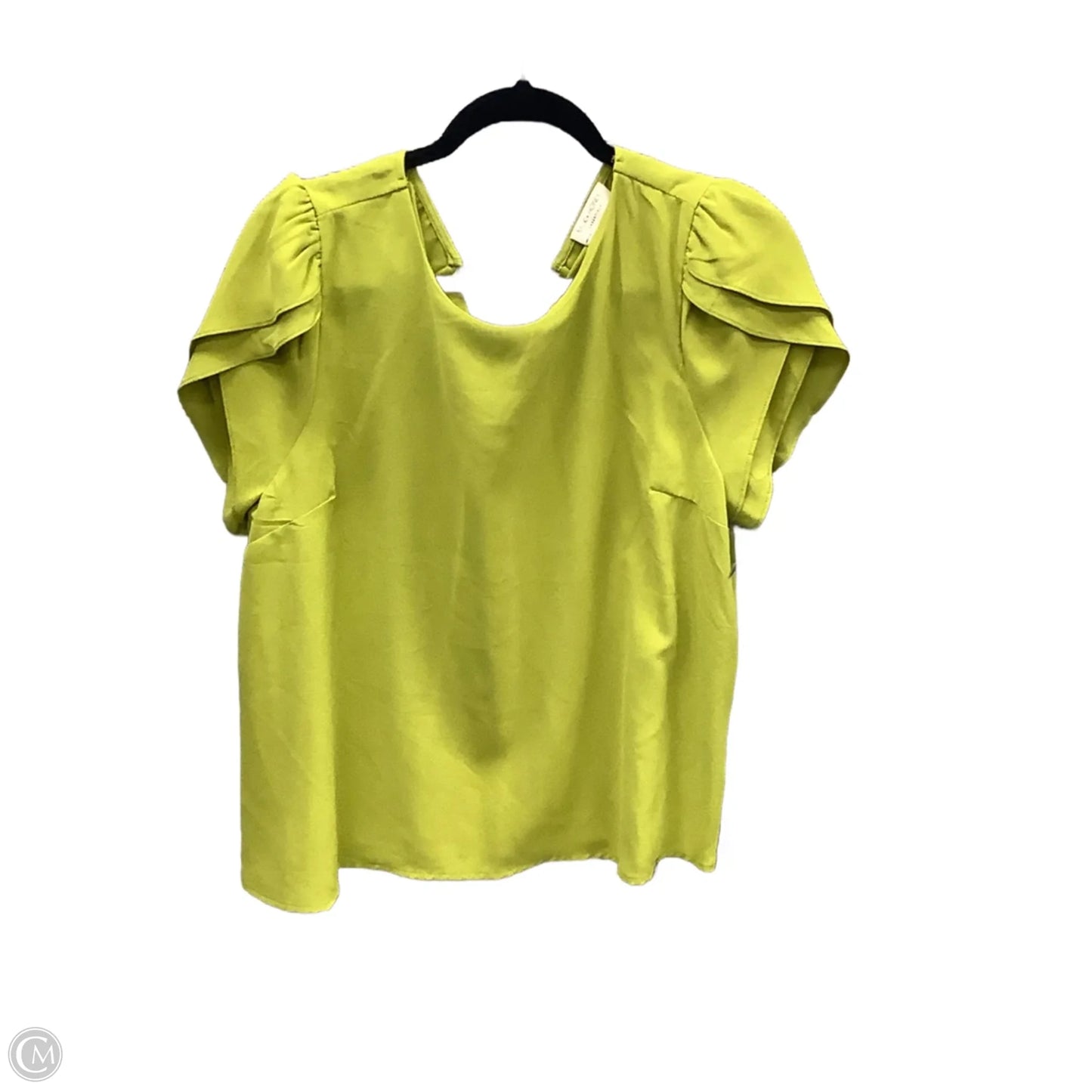Top Short Sleeve By Milk & Honey In Green, Size: Xl