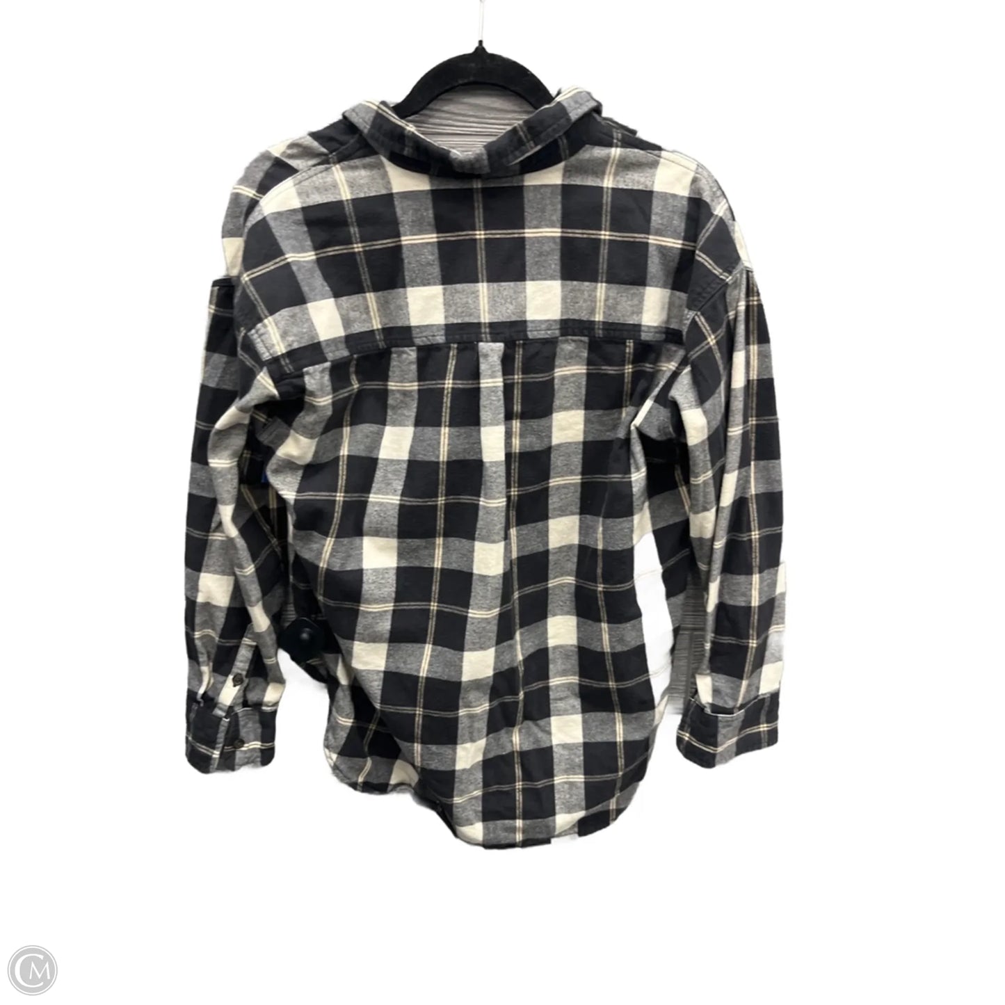 Top Long Sleeve By Universal Thread In Black, Size: S