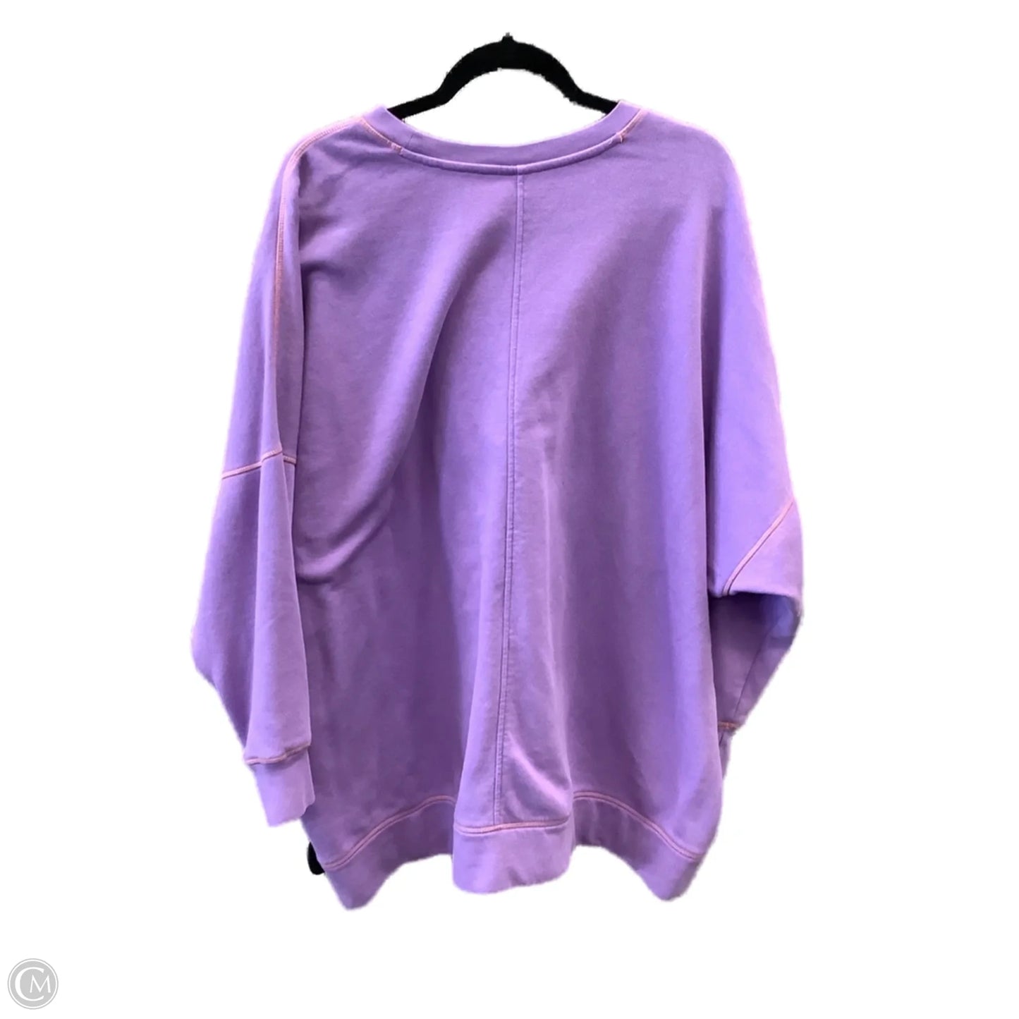 Sweatshirt Crewneck By Adidas In Purple, Size: 3x