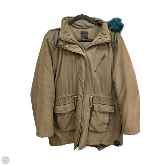 Coat Parka By Lane Bryant In Green, Size: 1x