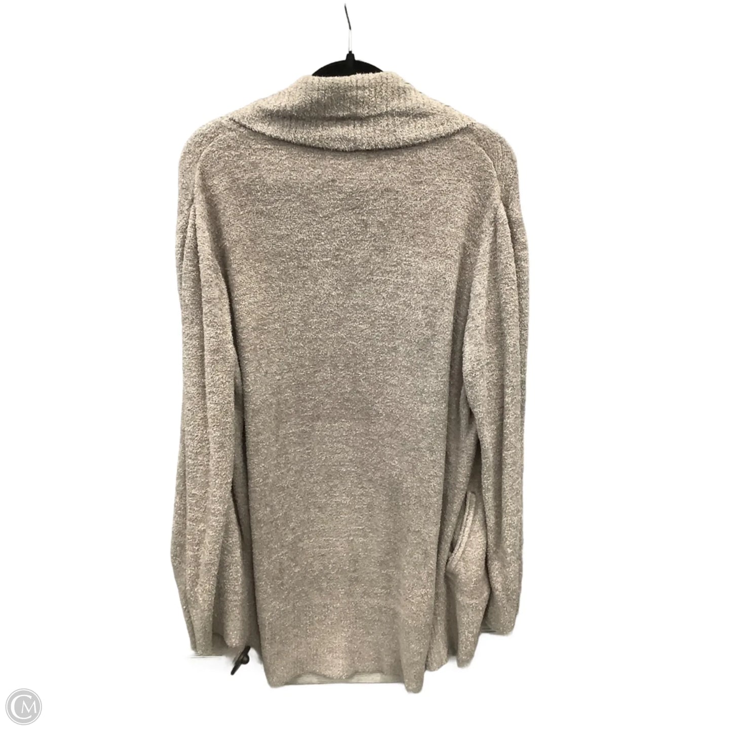 Sweater Cardigan By Barefoot Dreams In Grey, Size: 1x