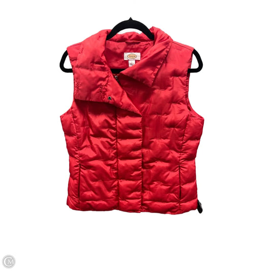 Vest Puffer & Quilted By Talbots In Red, Size: S