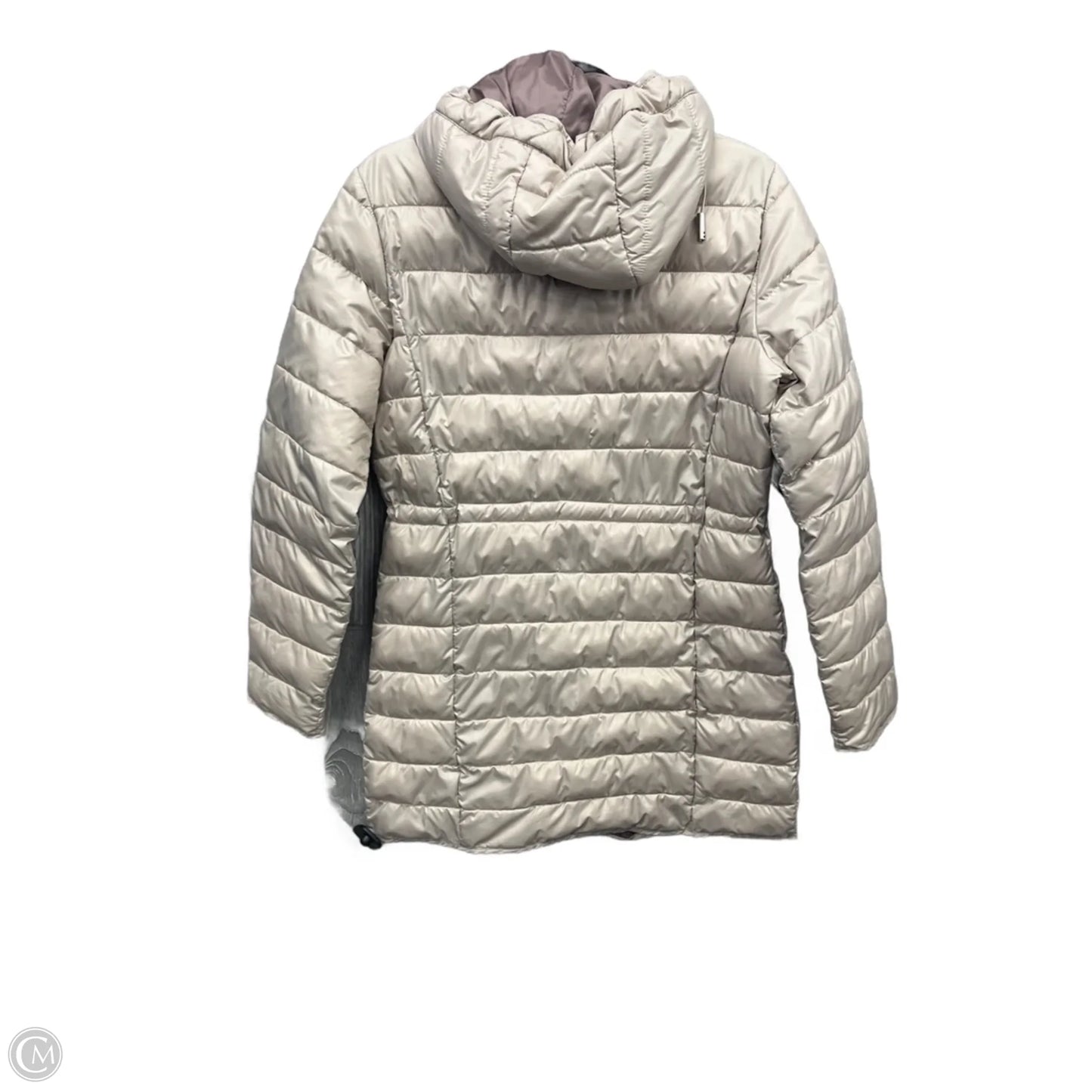 Coat Puffer & Quilted By Kenneth Cole In Tan, Size: M