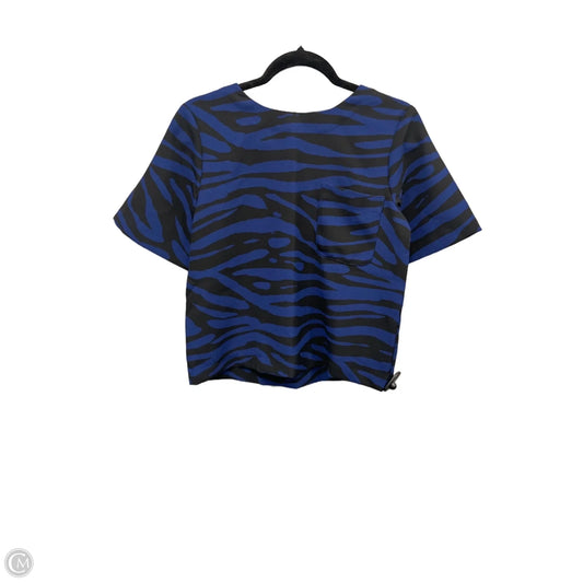 Top Short Sleeve By Loft In Blue, Size: Xs