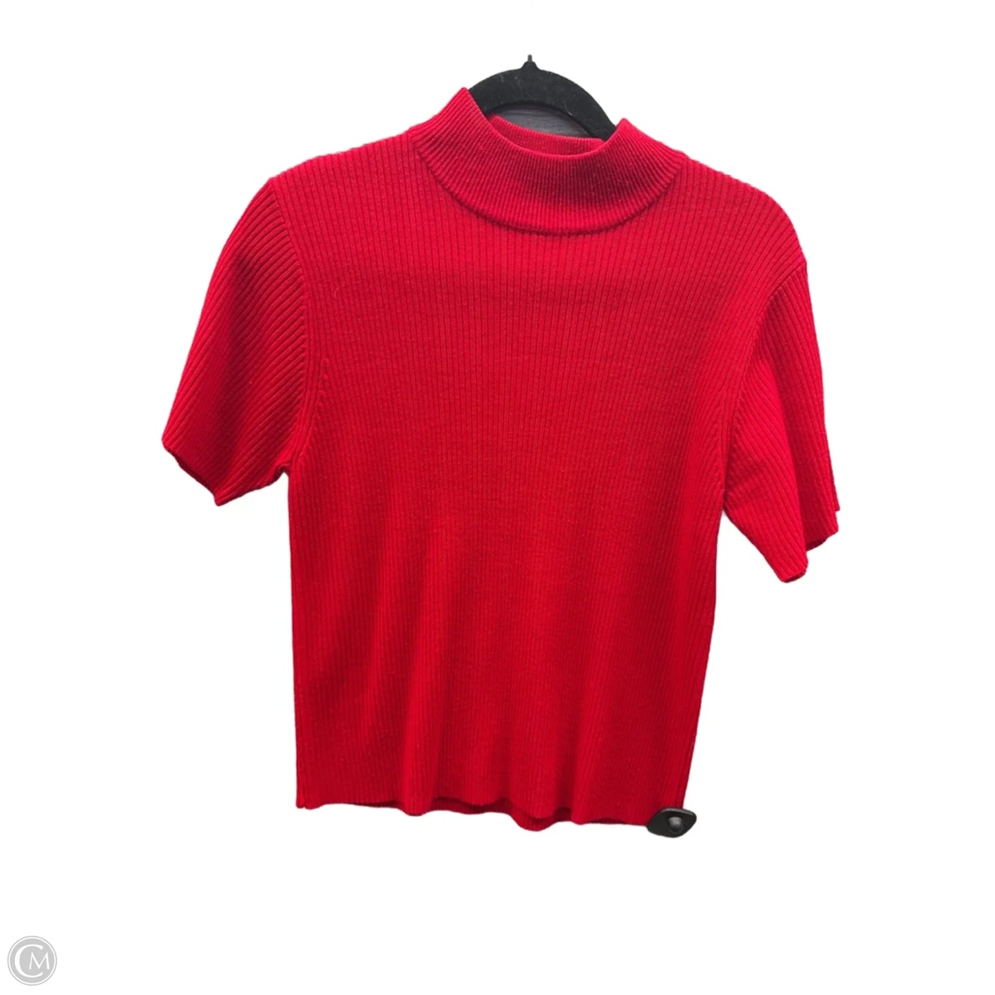 Top Short Sleeve By Studio Works In Red, Size: S