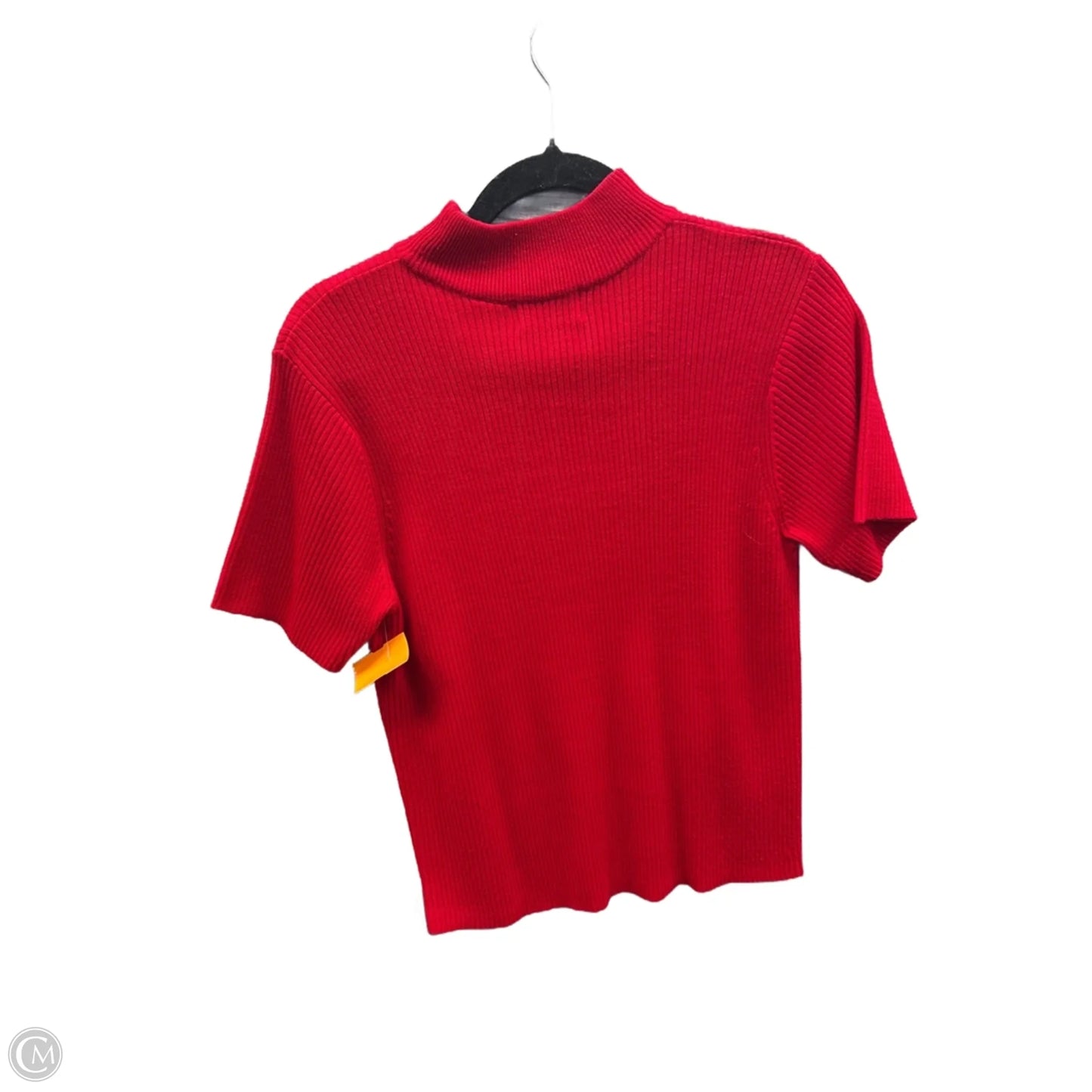 Top Short Sleeve By Studio Works In Red, Size: S