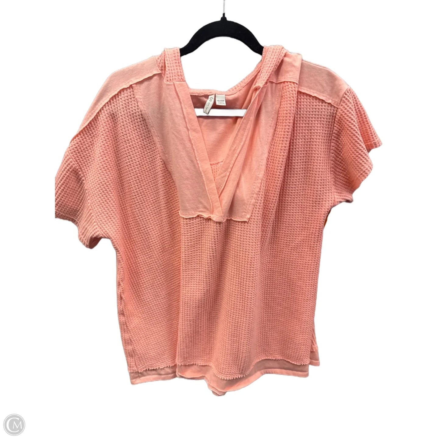 Top Short Sleeve By Cato In Pink, Size: 1x