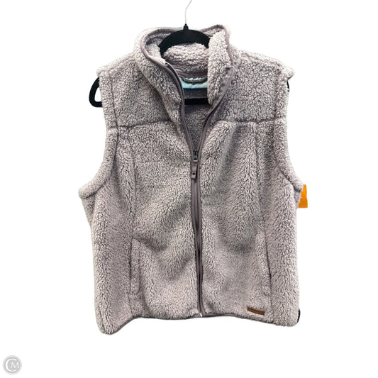 Vest Faux Fur & Sherpa By Free Country In Purple, Size: Xl