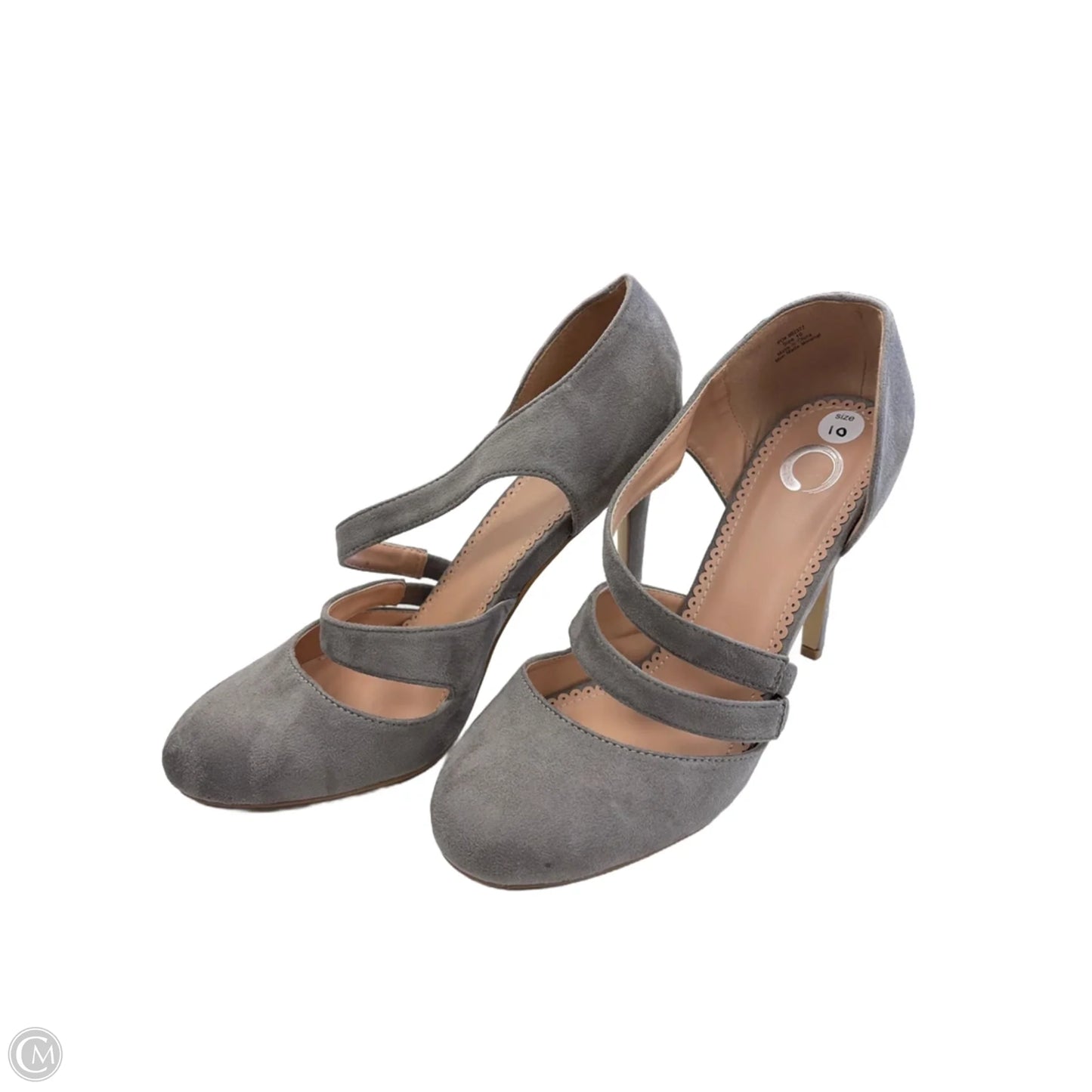 Shoes Heels Stiletto By Clothes Mentor In Grey, Size: 10