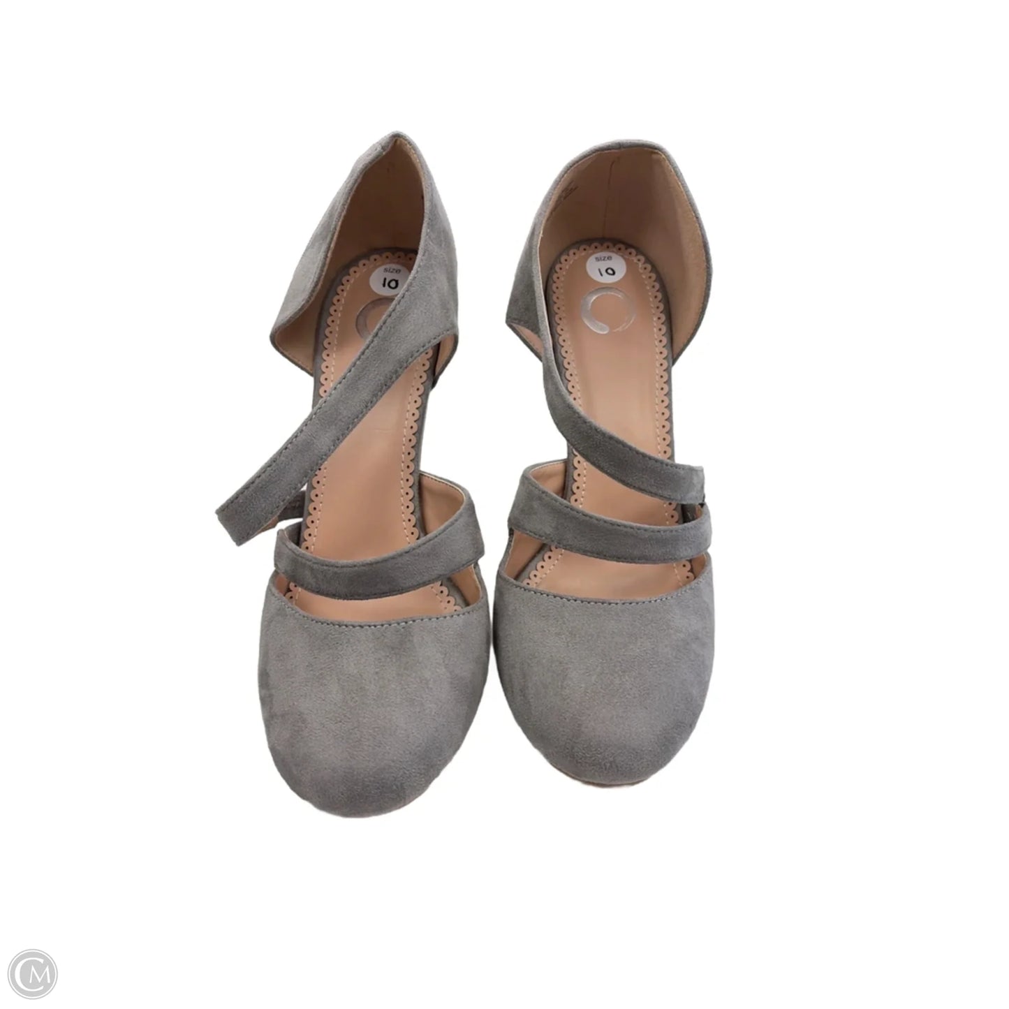 Shoes Heels Stiletto By Clothes Mentor In Grey, Size: 10