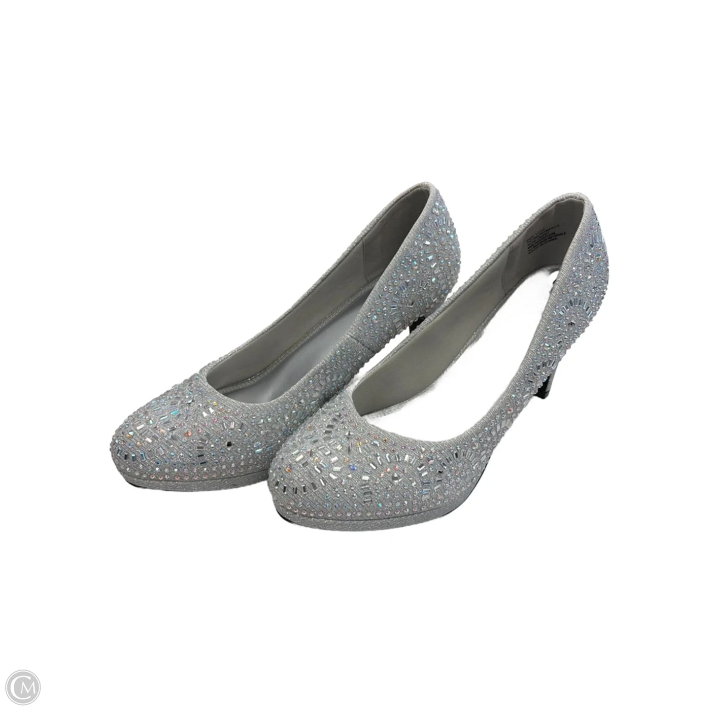 Shoes Heels Stiletto By Clothes Mentor In Silver, Size: 10
