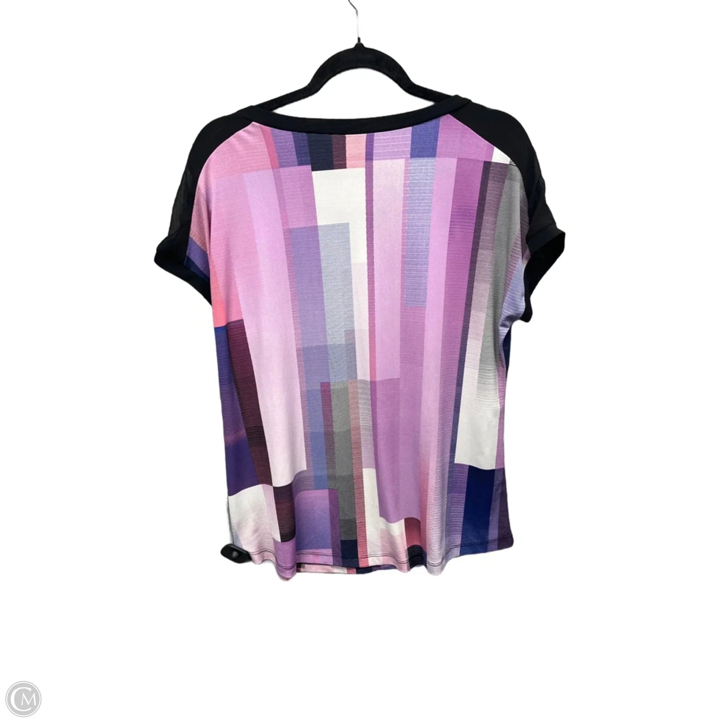 Top Short Sleeve By Worthington In Purple, Size: L
