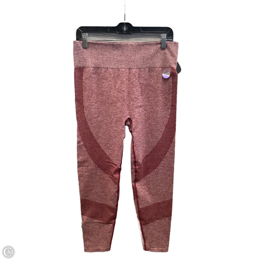 Athletic Leggings By Pink In Red, Size: Xl