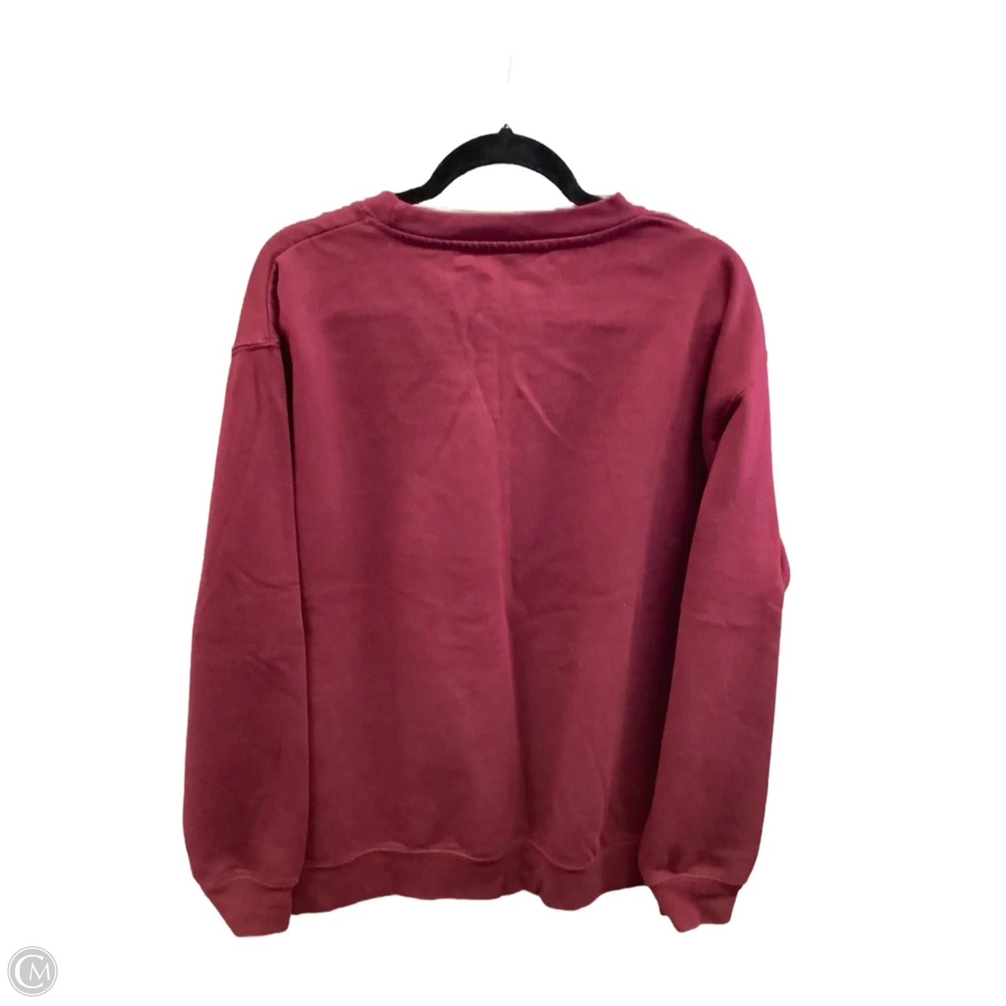 Sweatshirt Crewneck By Clothes Mentor In Red, Size: Xl