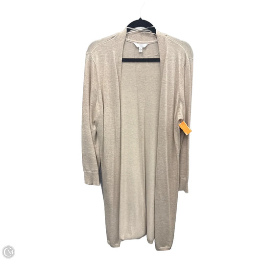 Cardigan By Time And Tru In Tan, Size: L