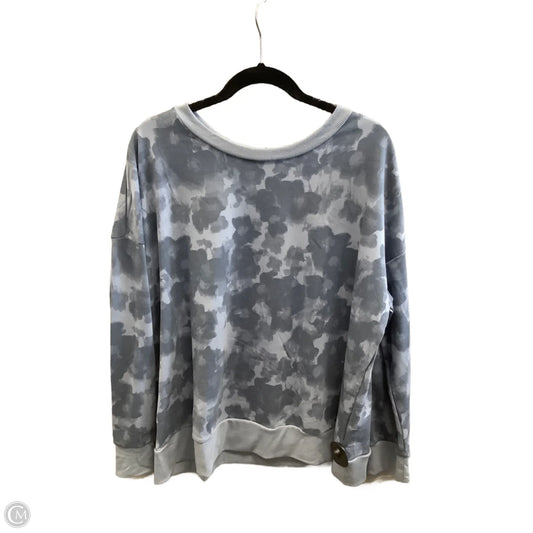 Top Long Sleeve By Mondetta In Blue, Size: Xxl