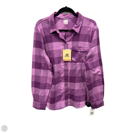 Top Long Sleeve By Zero Xposure In Purple, Size: Xl