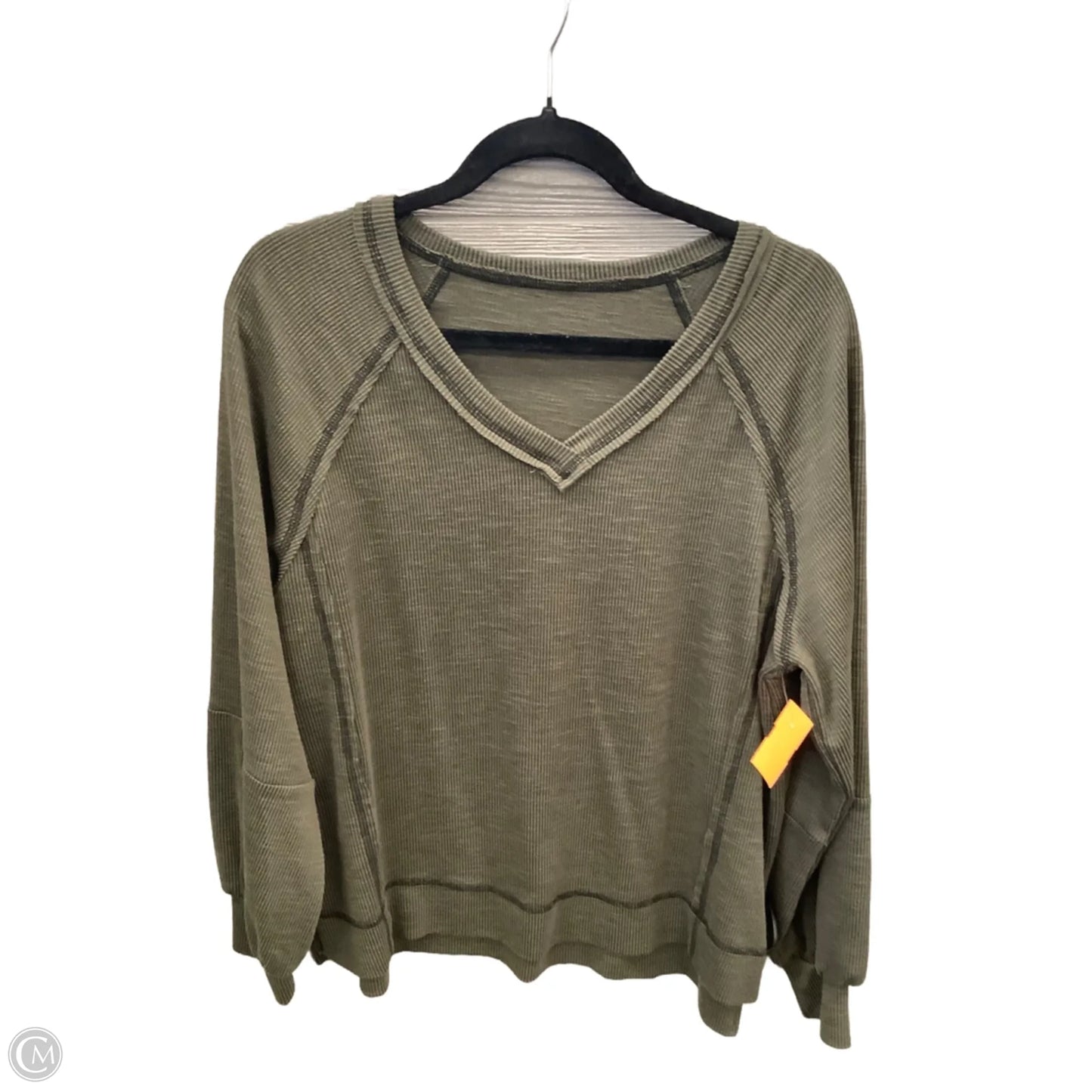 Top Long Sleeve By Clothes Mentor In Green, Size: S