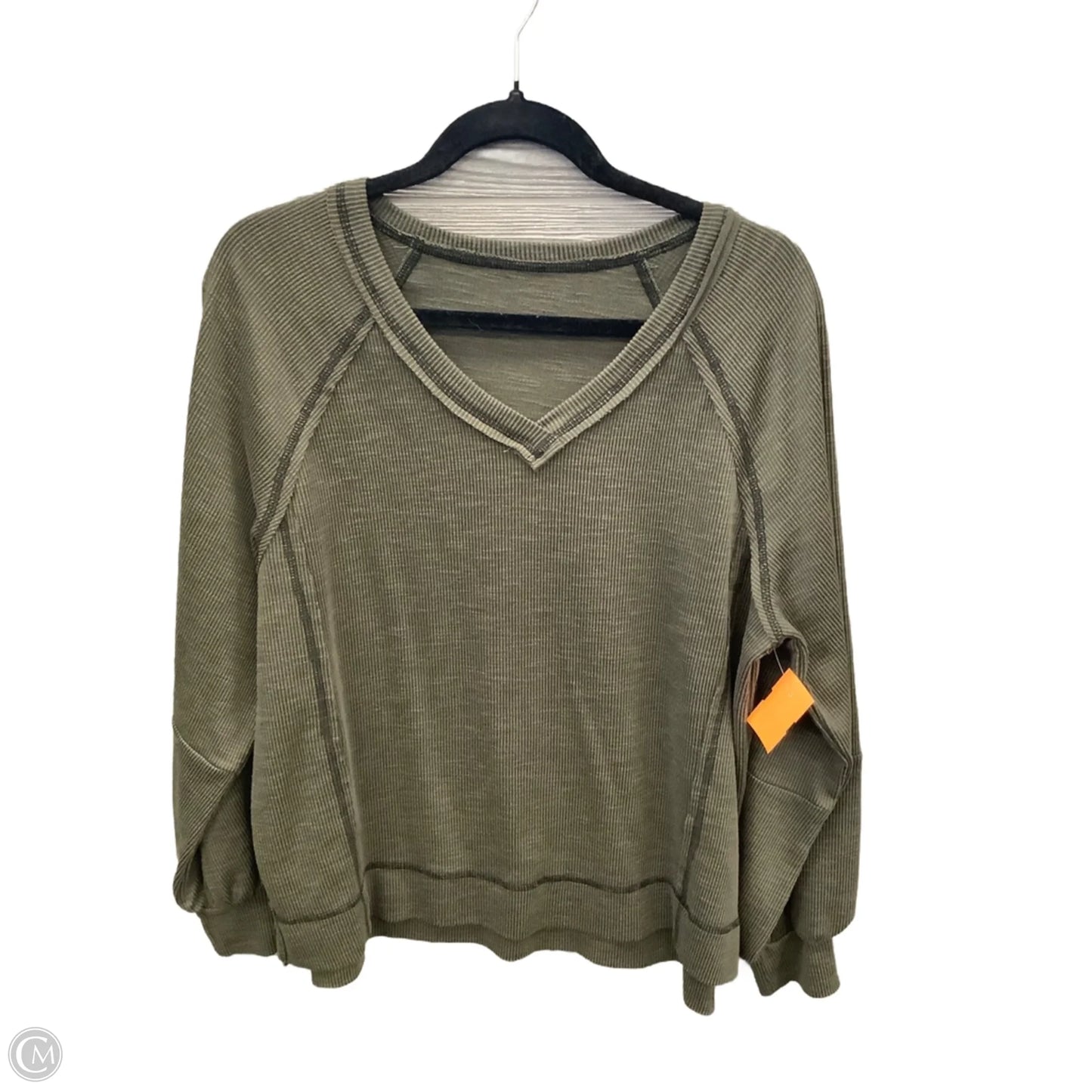 Top Long Sleeve By Clothes Mentor In Green, Size: S