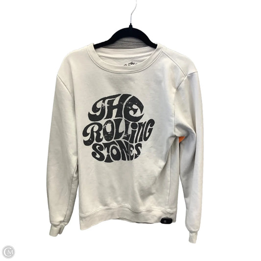 Sweatshirt Crewneck By Clothes Mentor In Tan, Size: S
