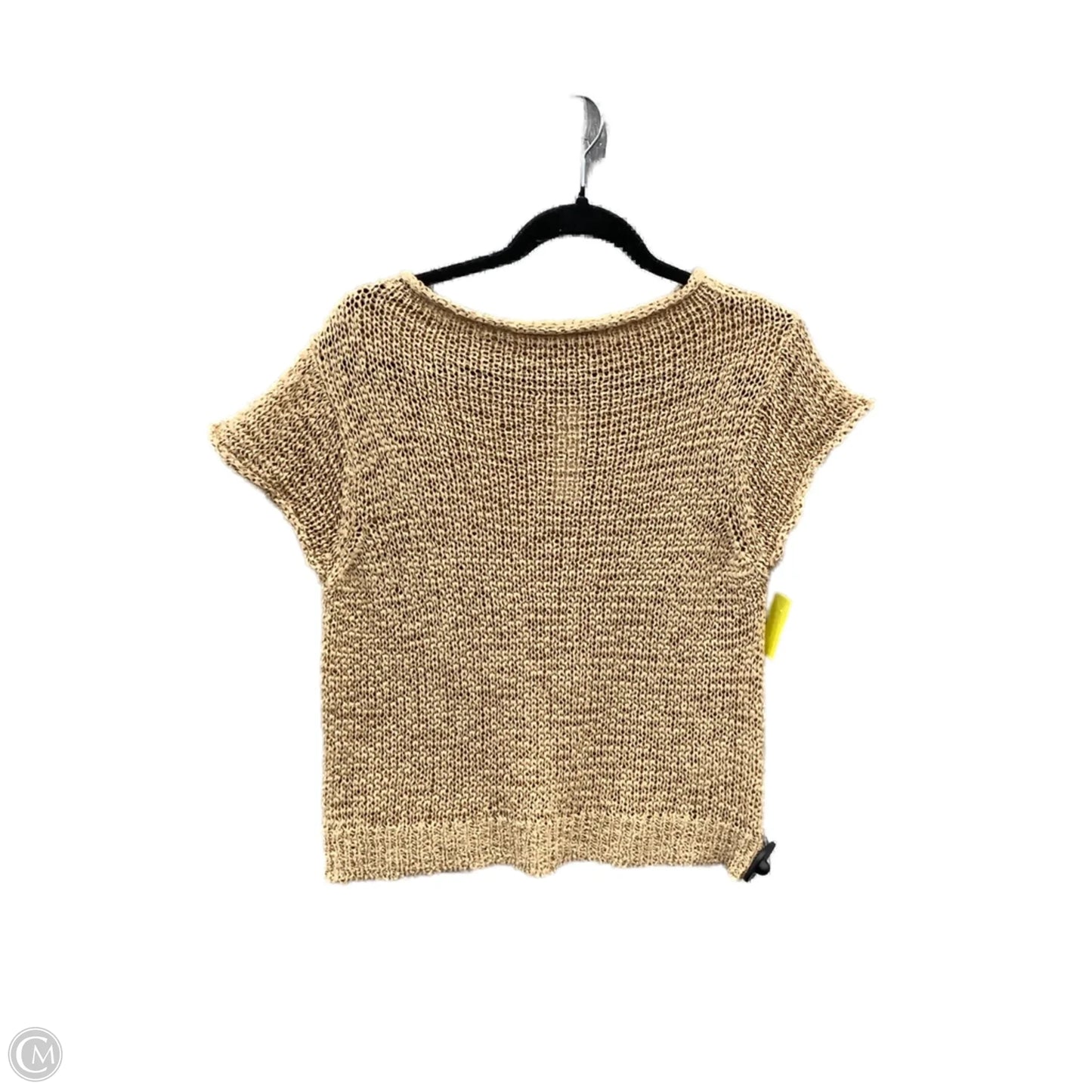 Top Short Sleeve By J. Crew In Tan, Size: L