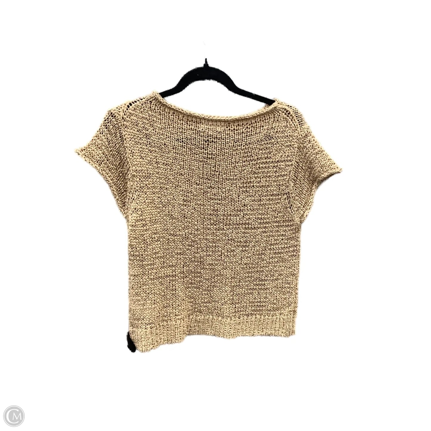 Top Short Sleeve By J. Crew In Tan, Size: L