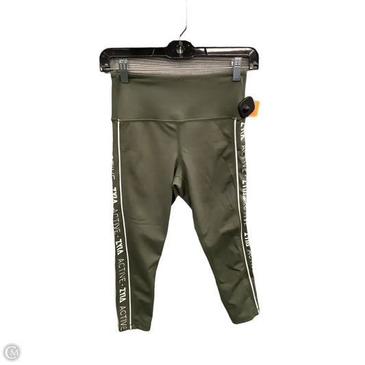 Athletic Leggings Capris By Zyia In Green, Size: Xs