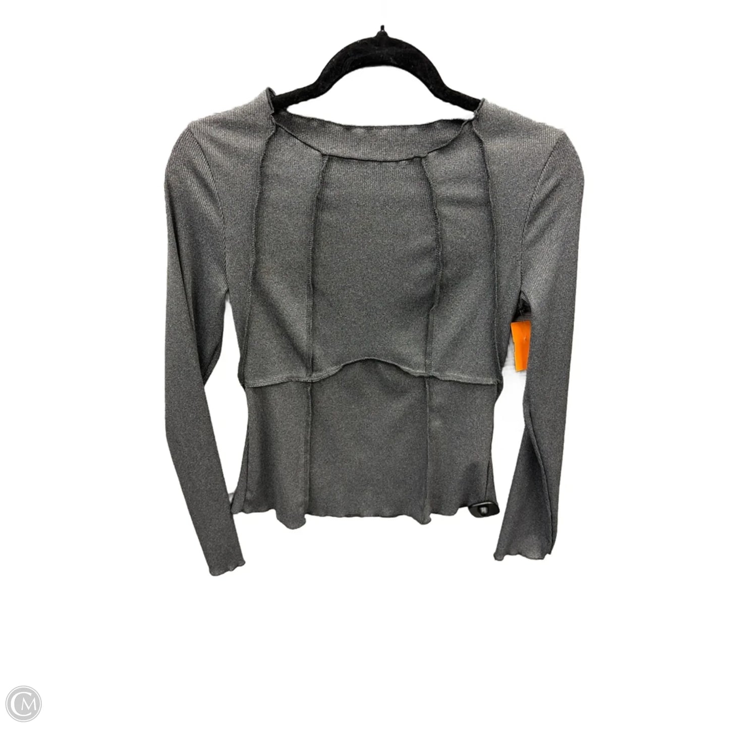 Top Long Sleeve By Clothes Mentor In Grey, Size: M