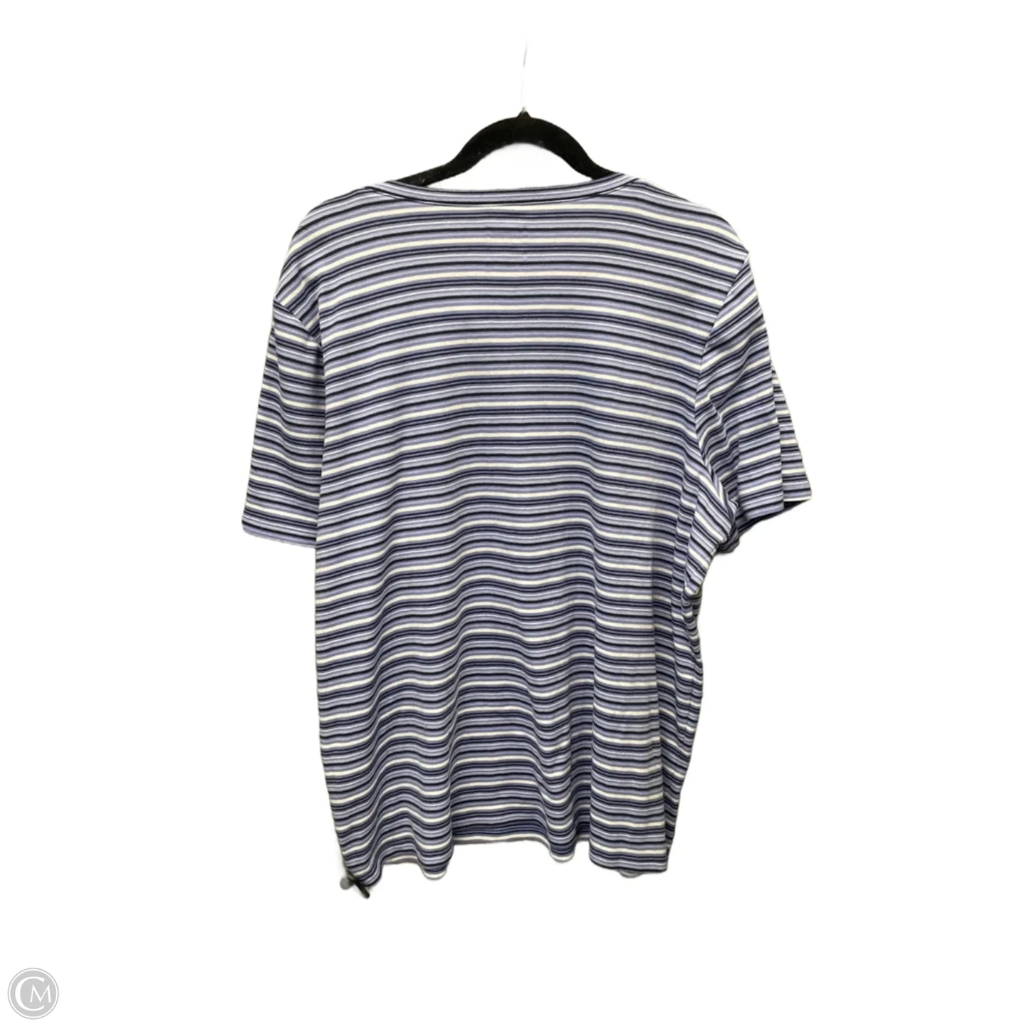 Top Short Sleeve By Clothes Mentor In Striped Pattern, Size: 2x