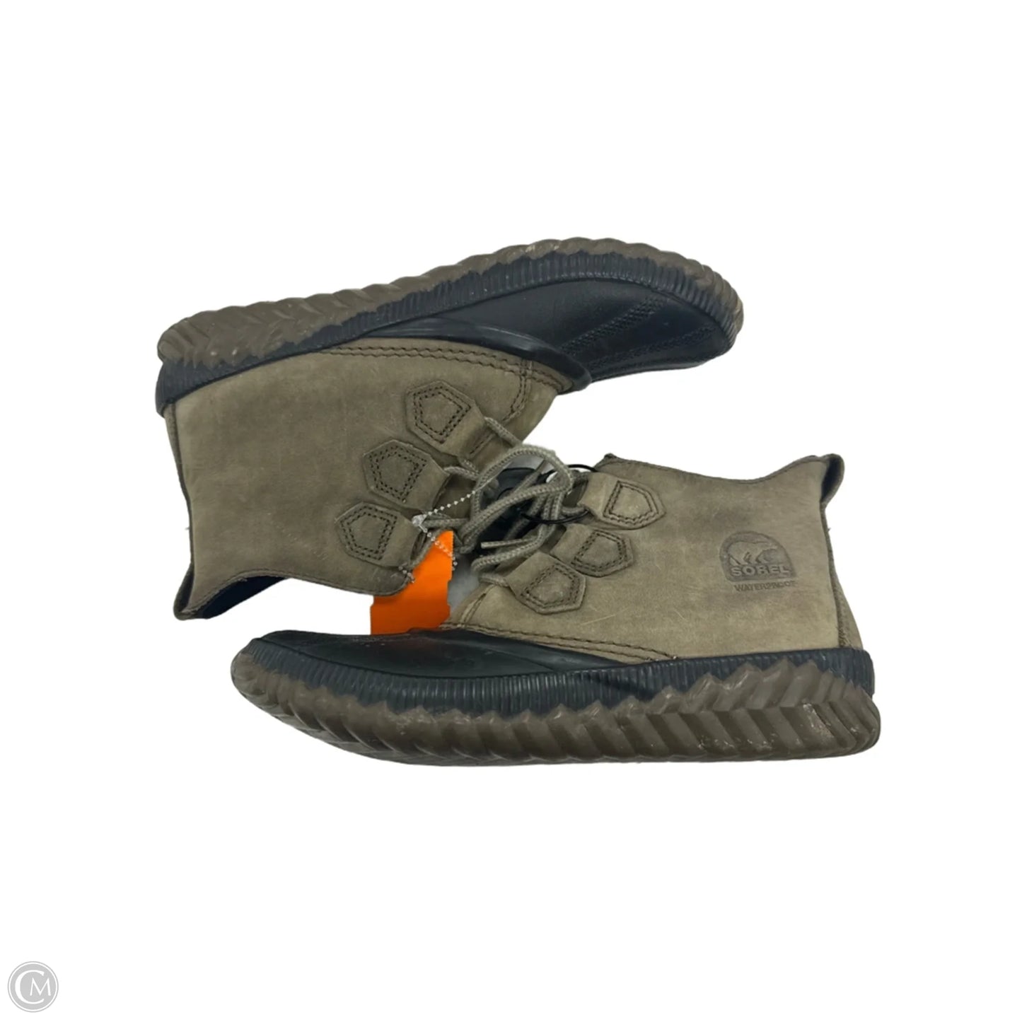Boots Ankle Flats By Sorel In Green, Size: 8