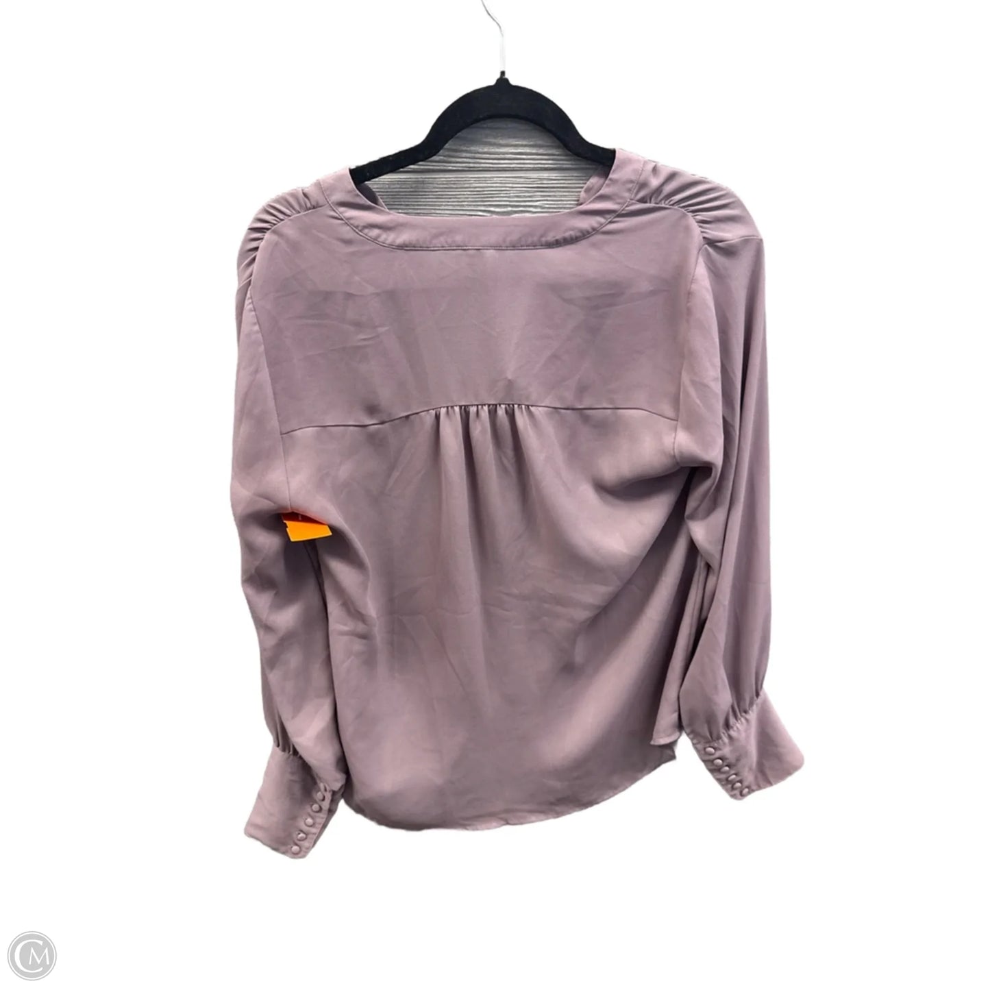 Blouse Long Sleeve By Maurices In Purple, Size: M
