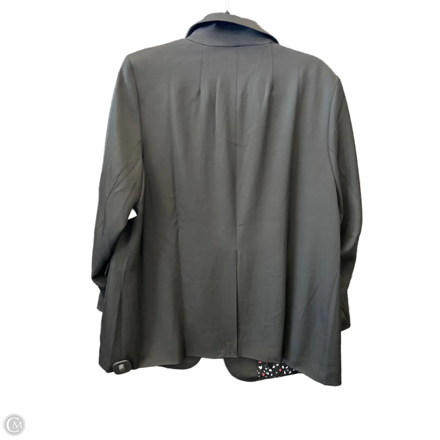 Blazer By Clothes Mentor In Black, Size: 2x