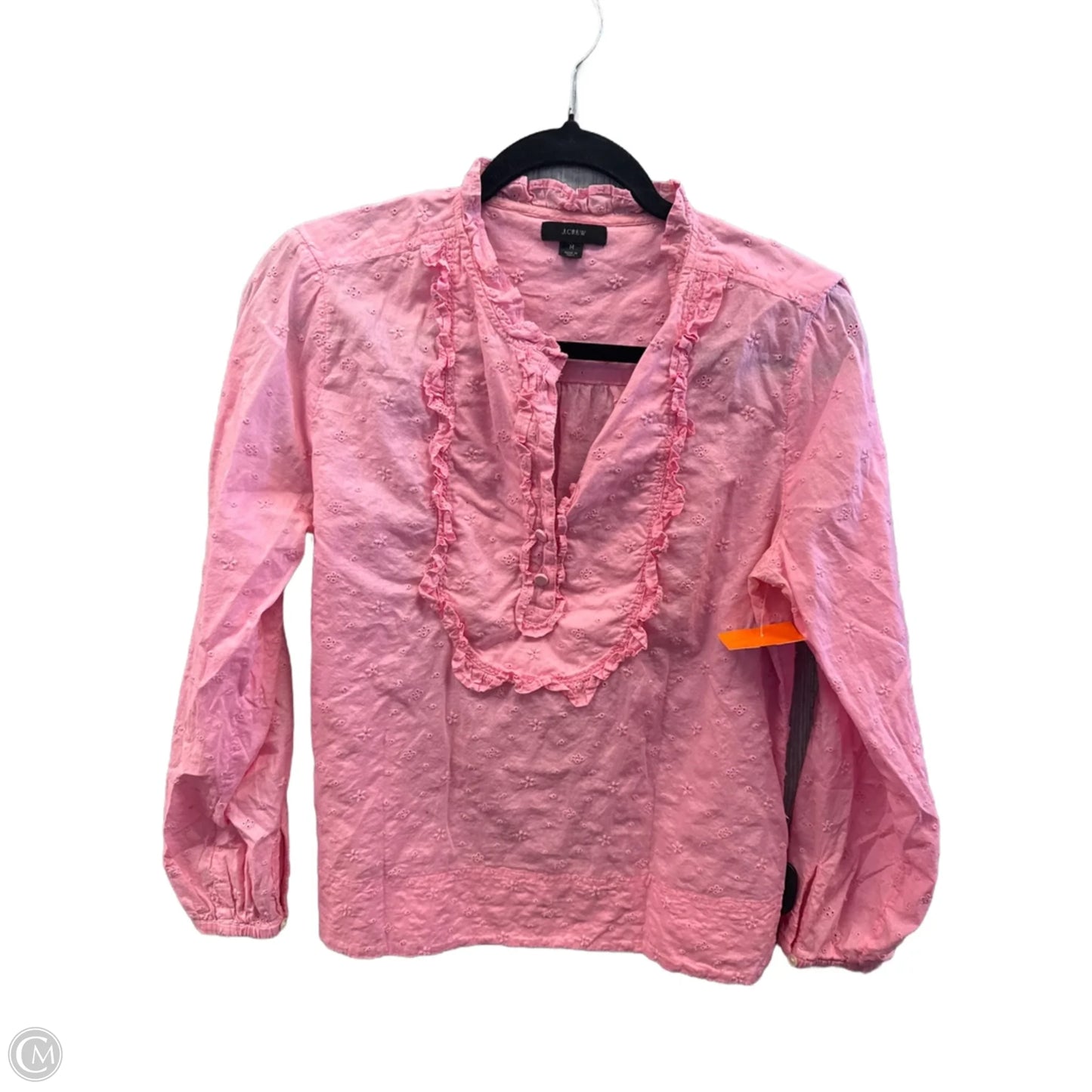 Top Long Sleeve By J. Crew In Pink, Size: M