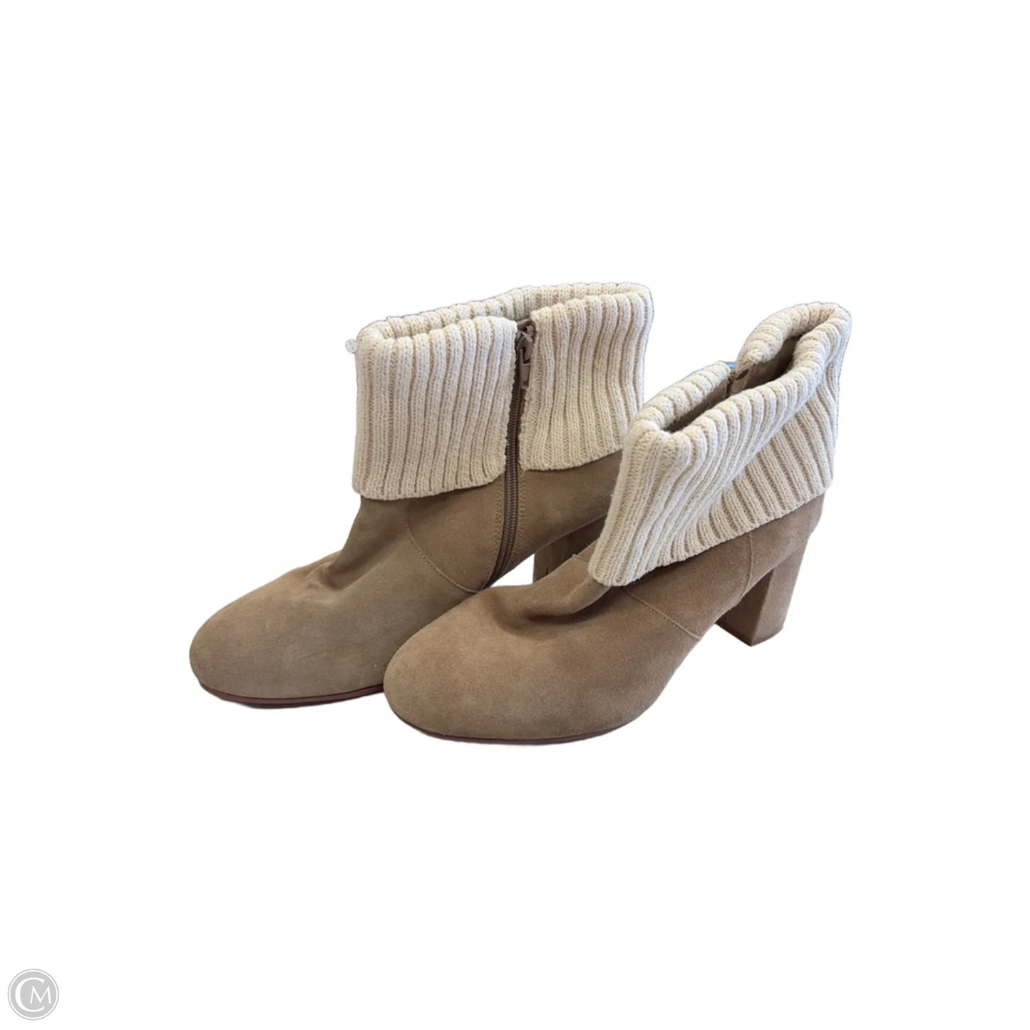 Boots Ankle Heels By Torrid In Brown, Size: 11