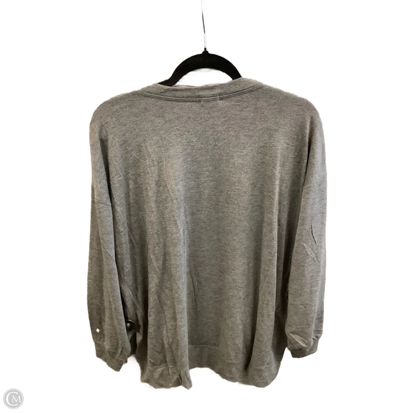 Top Long Sleeve By Clothes Mentor In Grey, Size: M