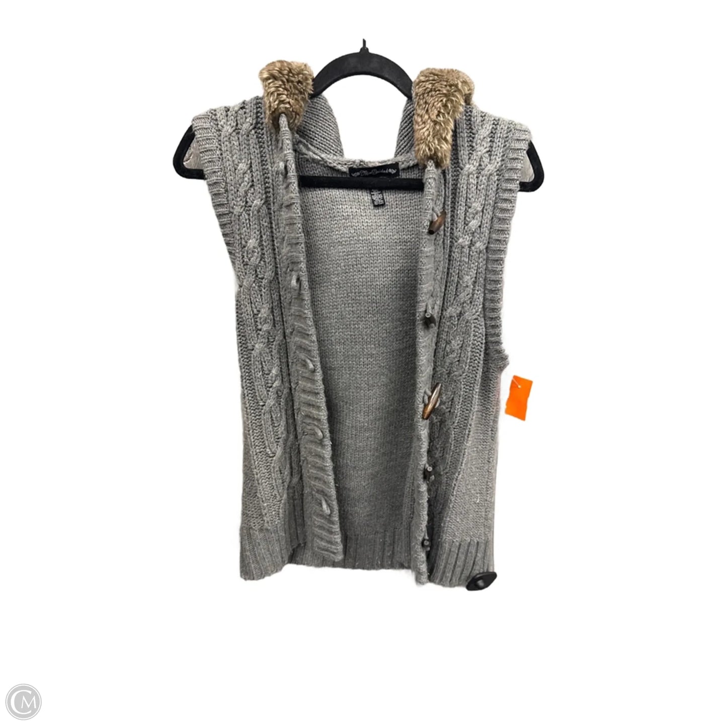 Vest Sweater By Missguided In Grey, Size: S