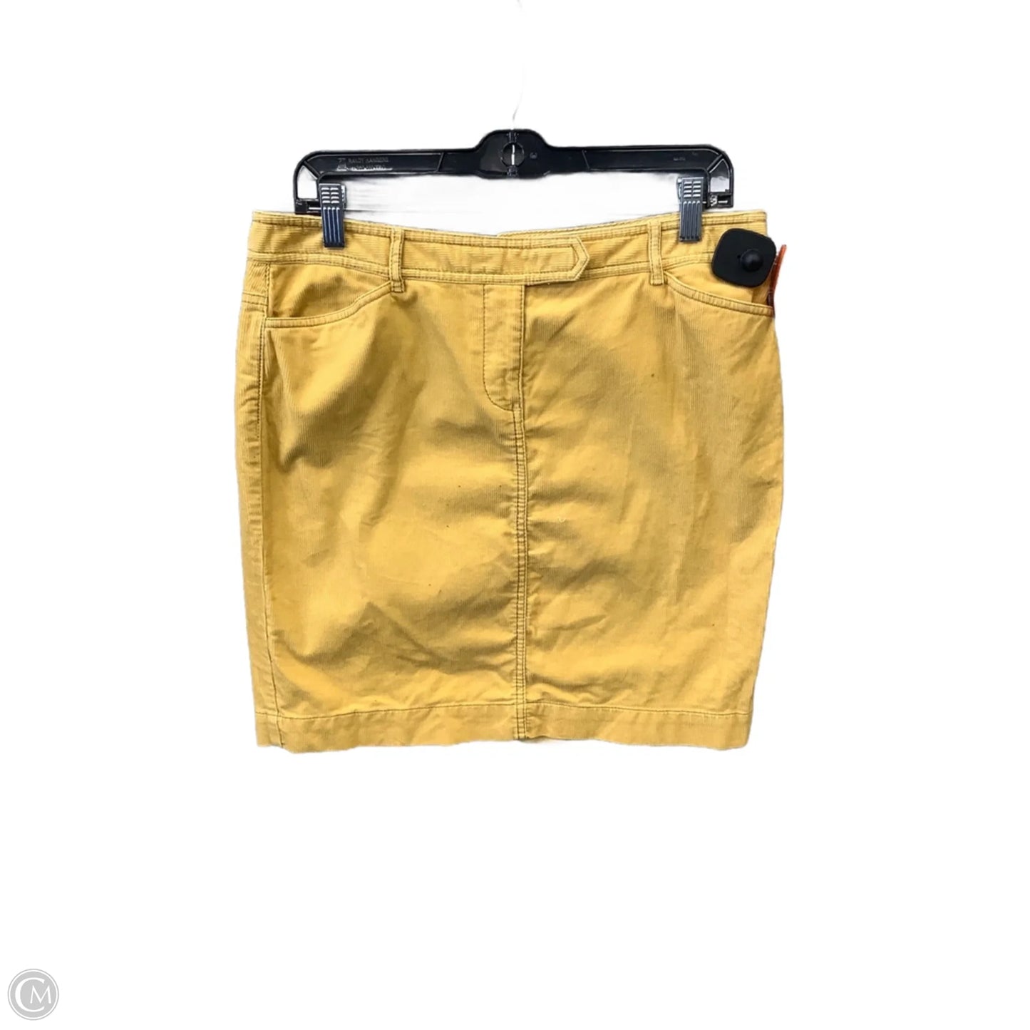 Skirt Midi By Loft In Yellow, Size: 10