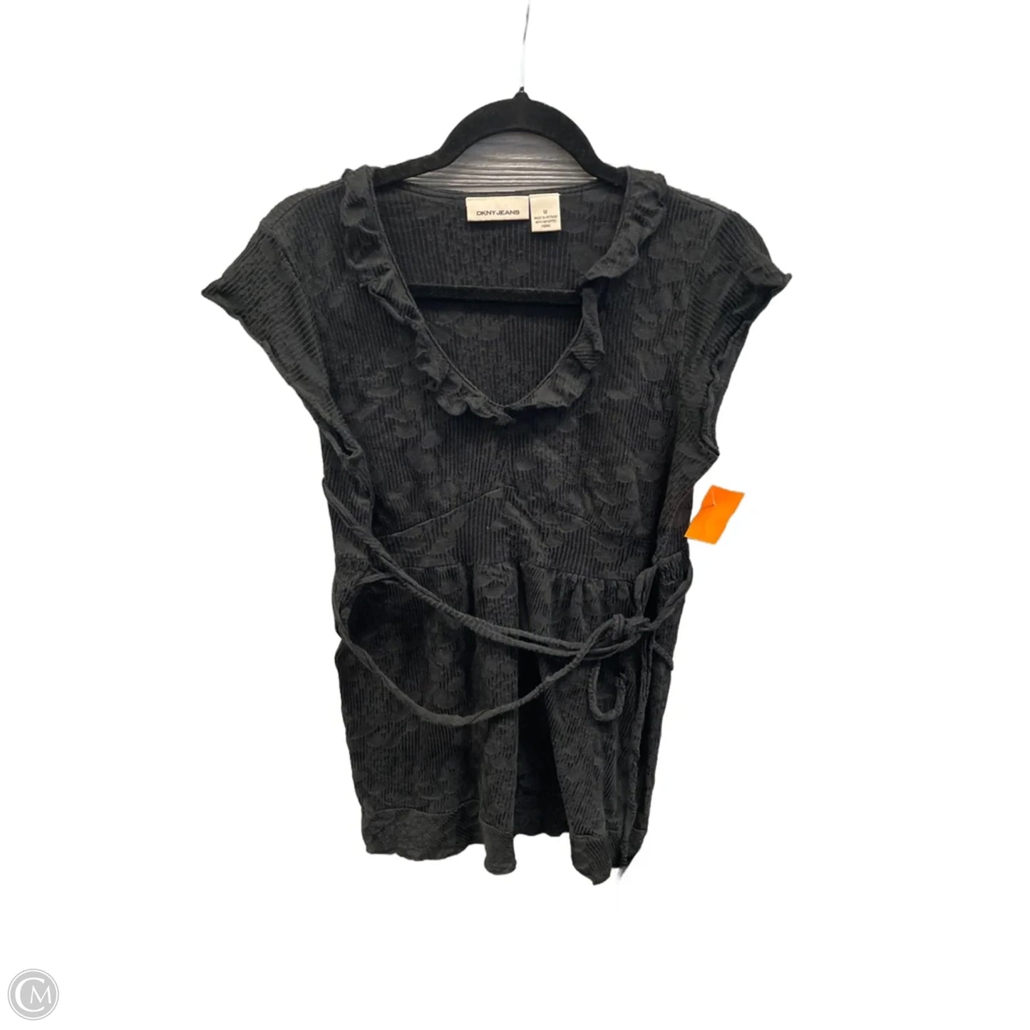 Top Sleeveless By Dkny In Black, Size: M