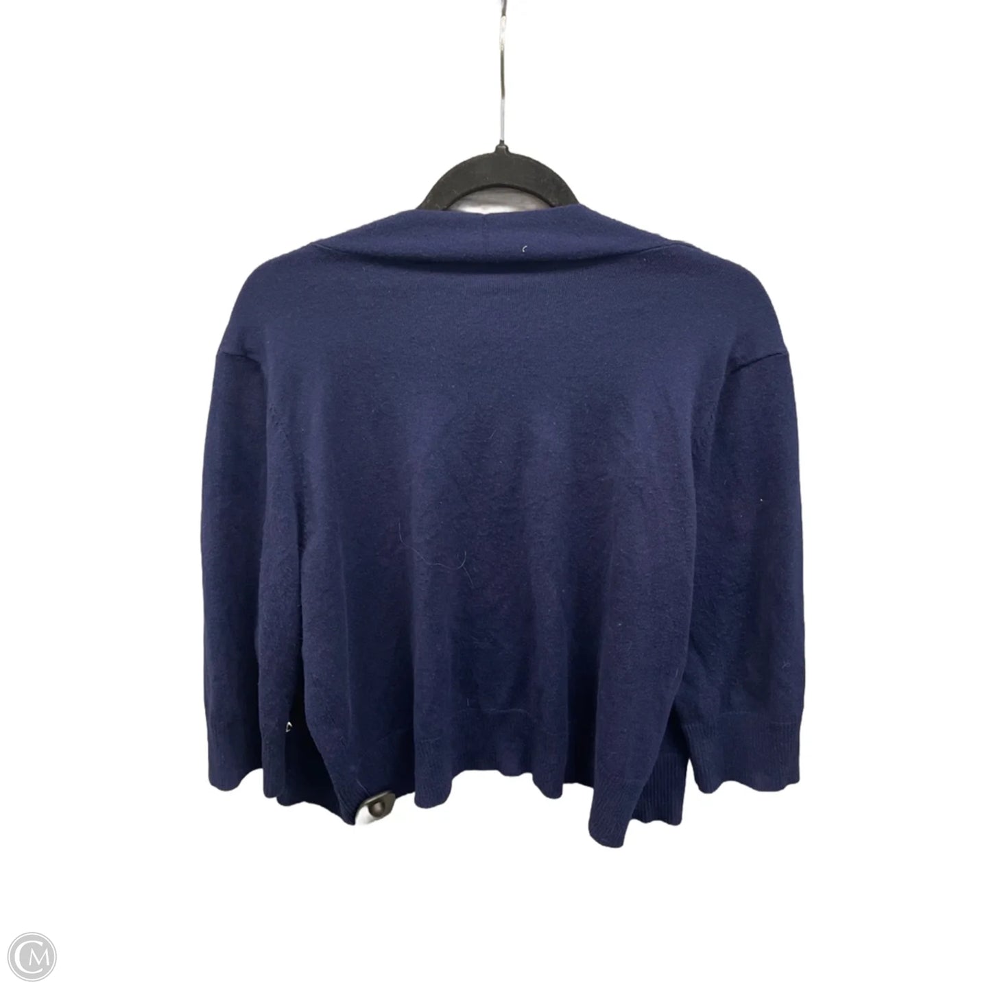 Cardigan By Clothes Mentor In Blue, Size: Xxl