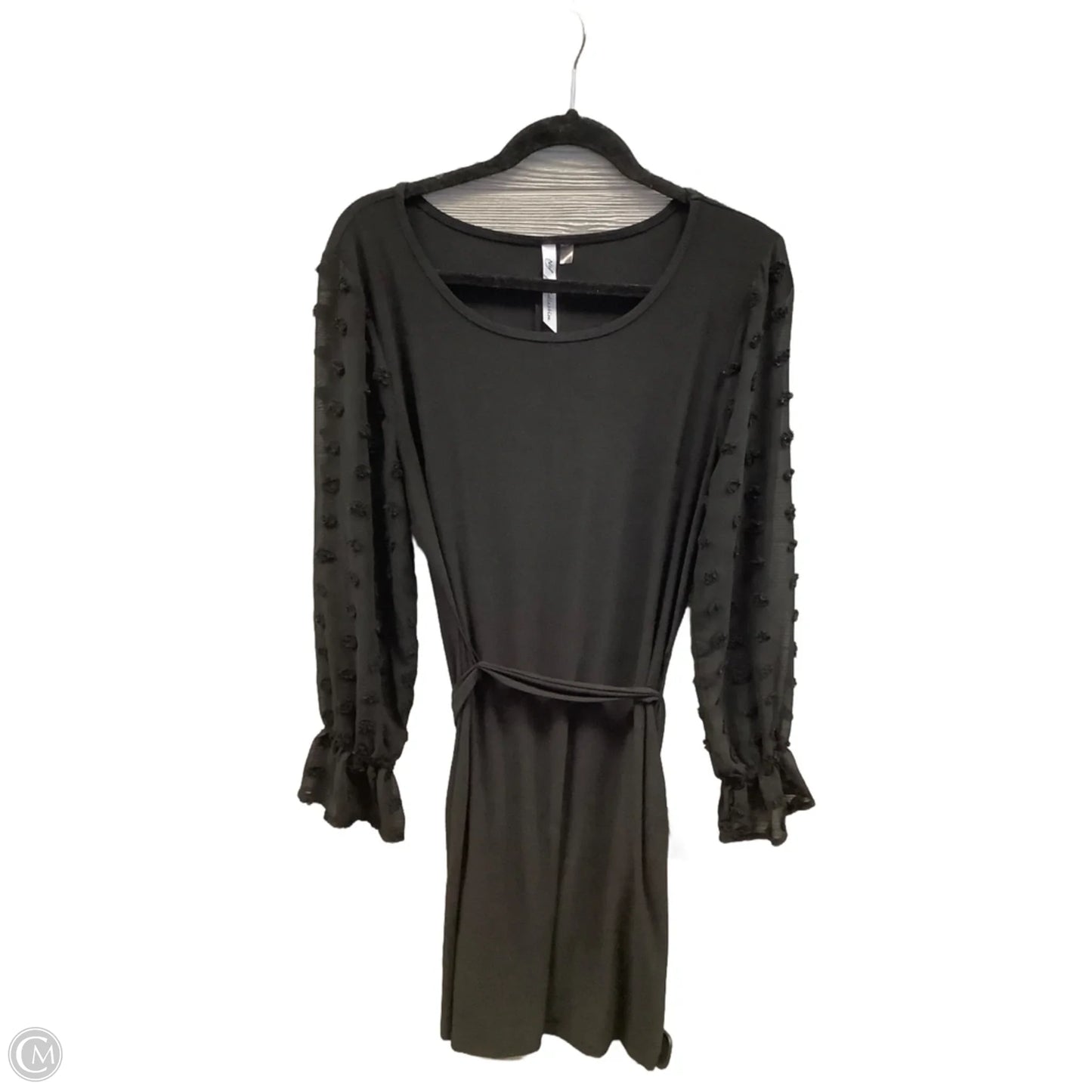 Dress Casual Midi By Ny Collection In Black, Size: Xl