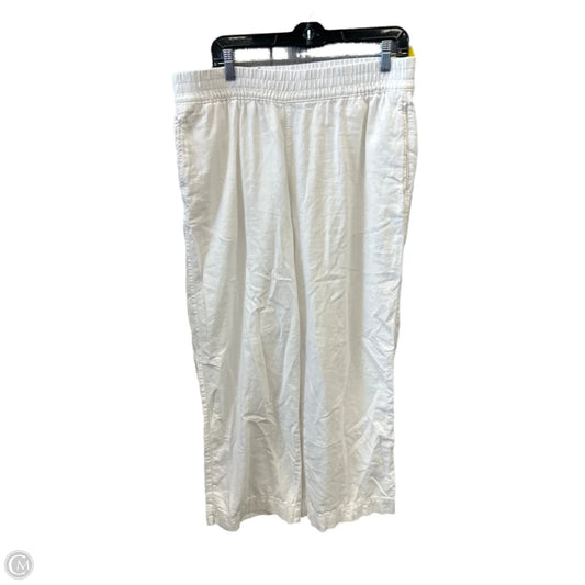 Pants Wide Leg By Old Navy In White, Size: L