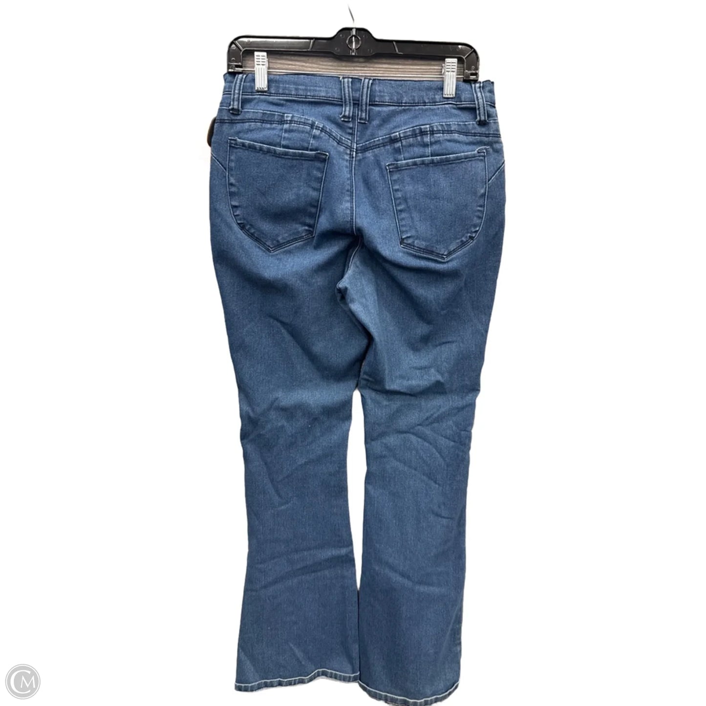 Jeans Flared By Venus In Blue Denim, Size: 8